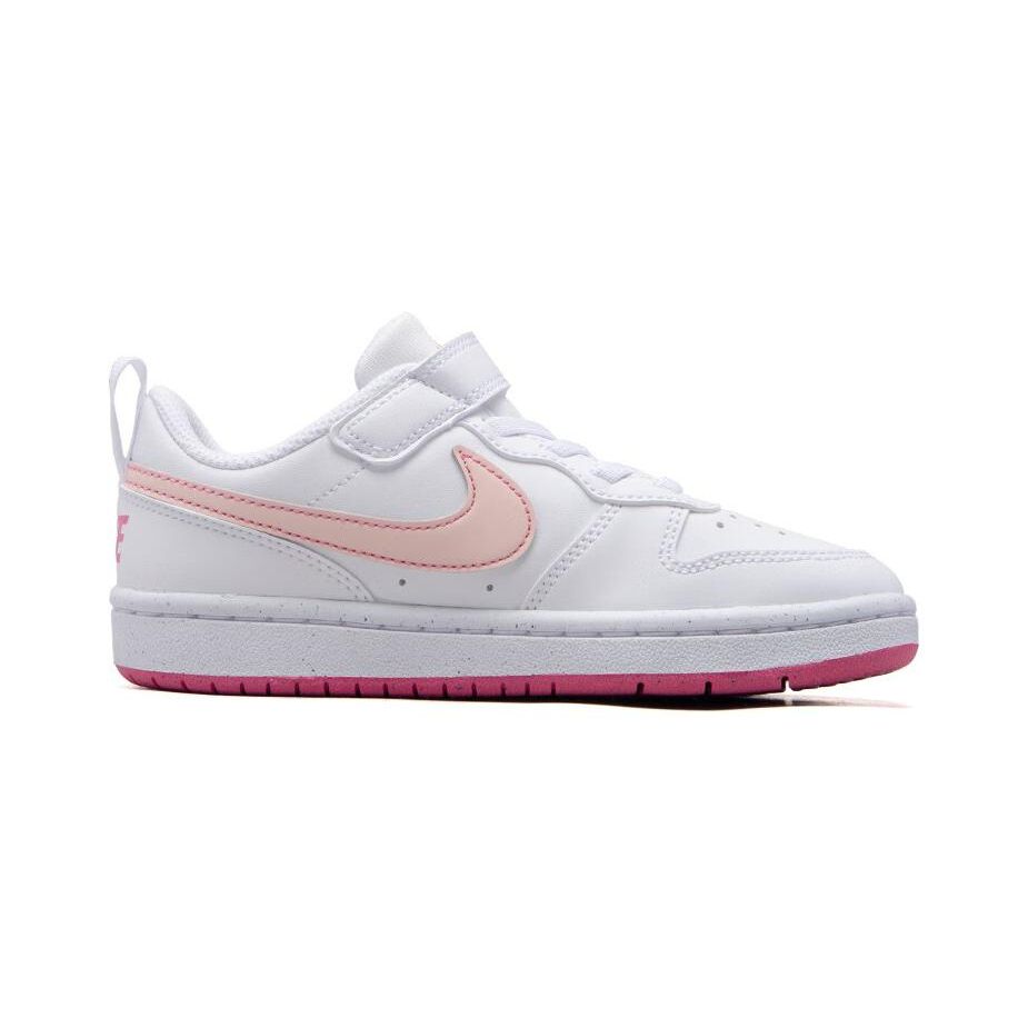 Nike Court Borough Low Recraft PS White Pinksicle Kids Sneakers Arctic-Orange DV5457-111
