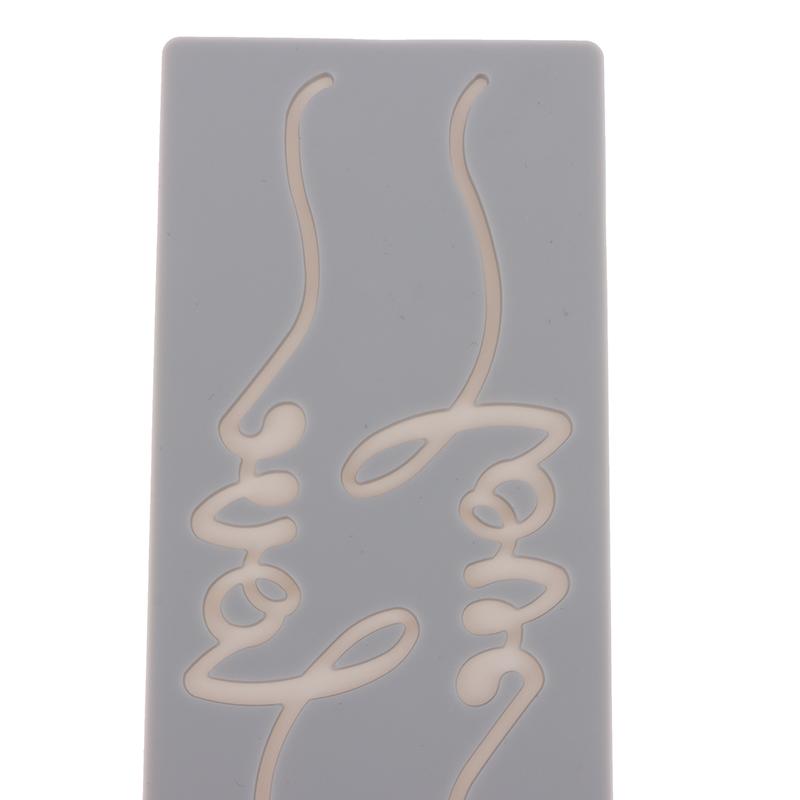 1 шт. силиконовый коврик с надписью «Любовь» для торта-помадки, мусса, шоколадного торта, силиконовый коврик для кружева, кухонные принадлежности «сделай сам», инструменты для выпечки