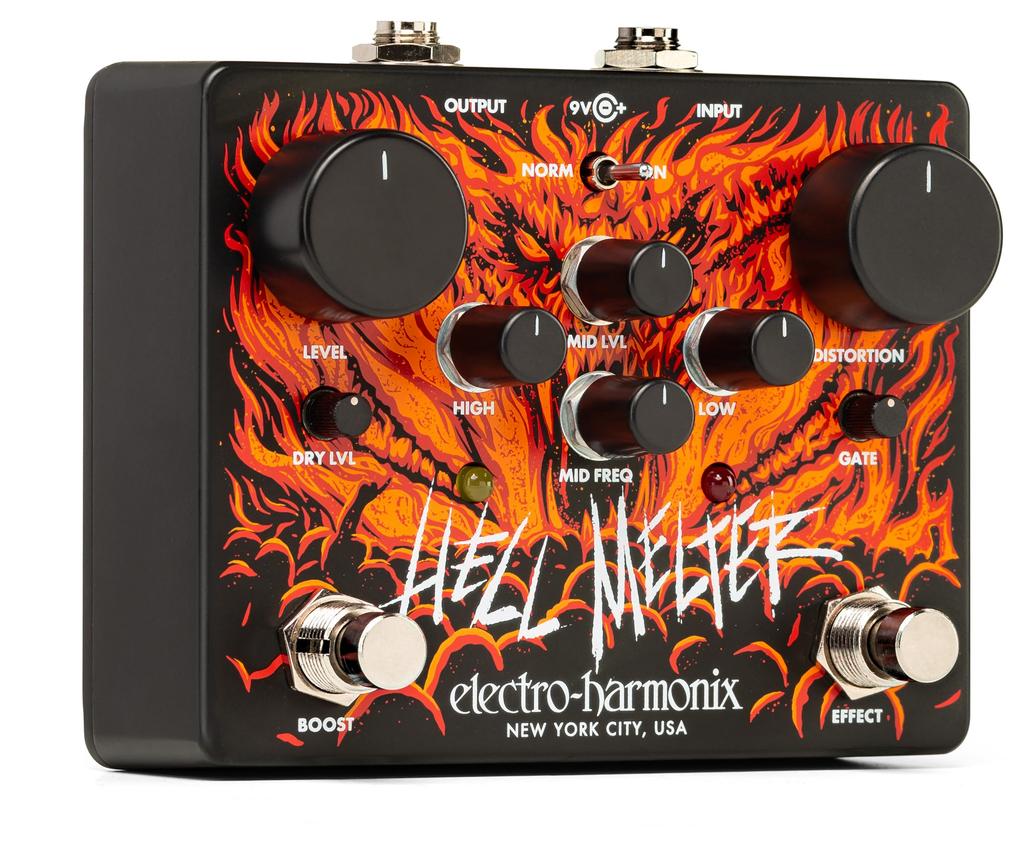 Hell Melter Advanced Metal Distortion Distortion Hell Melter Гитарный эффектор ELECTRO-HARMONIX