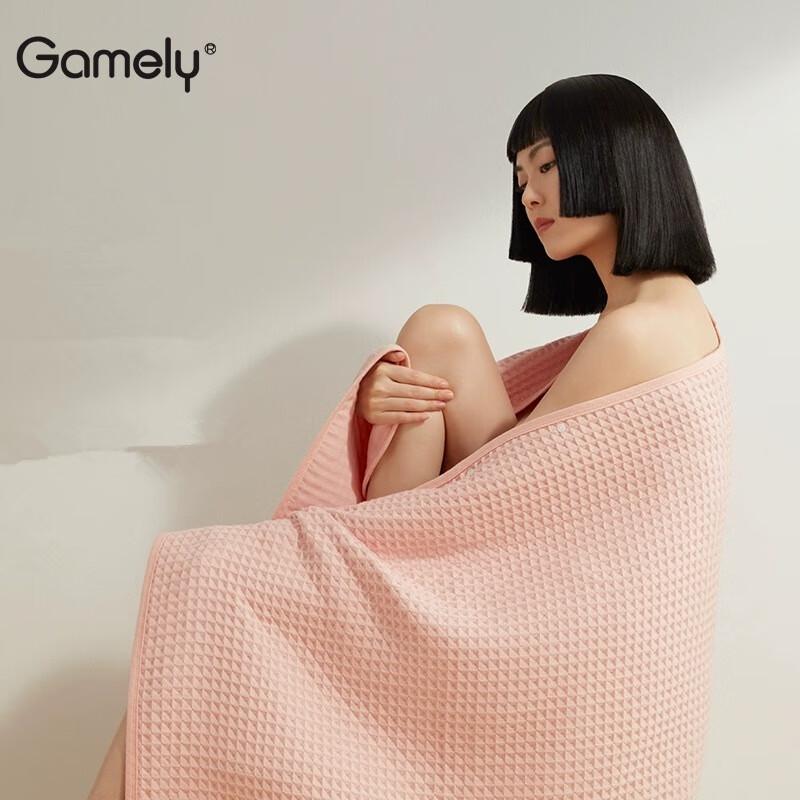 Впитывающее банное полотенце Jia Jie Li с вафельной текстурой