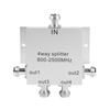 4-Way 800-2500MHz N Type Mobile Cell Phone Power Splitter Signal Repeater Amp Power Divider