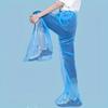5pcs Adult Thick Rain Pants, Foot Wrapped, Full Body Drifting, Waterproof, Split Type Disposable Rain Pants