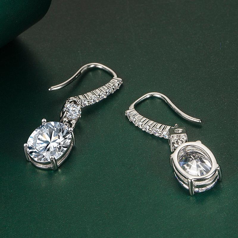 Sace Gems Классические серьги из медного сплава с цирконом, женские ювелирные изделия, свадебный подарок для вечеринки