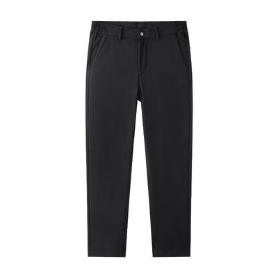 Мужские эластичные брюки прямого кроя в стиле business casual, легкие в уходе