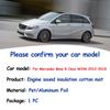 Подушка двигателя для Mercedes Benz B Class W246 B200 180 2012~2018 Звукоизоляция автомобиля, хлопковый коврик, звукоизоляционные аксессуары для интерьера