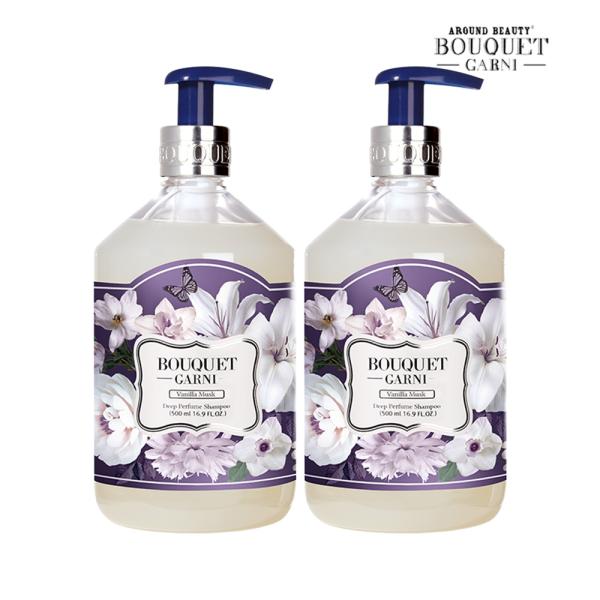 Bouquet Garni Шампунь Deep Perfume с ароматом ванили и мускуса 500 мл x2