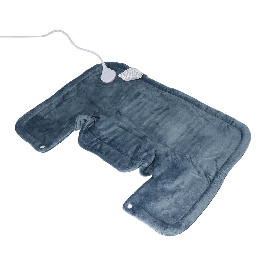 Электрическая грелка 6 уровней температуры Мягкая теплая грелка для шеи и плеч Темно-серая ЕС