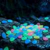 400Pcs Resin Glow in The Dark Garden Stones Waterproof Night Guide Pebbles  Garden