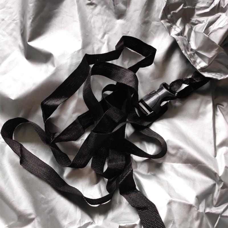 Универсальные автомобильные чехлы для внедорожников/седанов, водонепроницаемые уличные чехлы для защиты от солнца, дождя и снега, УФ-автомобильный зонт, серебристый автомобильный чехол S-XXL