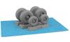 Оружейный транспортный самолет Hercules Weight Deformation Wheel Resin Detail Up Parts AMRAW72362 1/72 C-130 (Средняя модель) (Самолет)