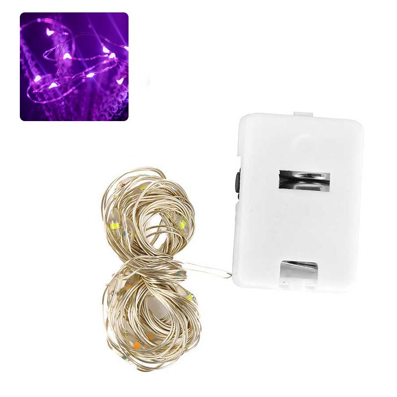 Светодиодная гирлянда, гирлянда, гирлянда, работающая от батареек, мигающая лампа, рождественская свадьба, вечеринка, фестиваль, подарочная коробка, украшения, лампы