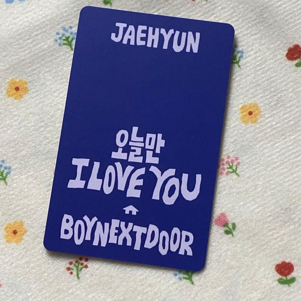 [USED] BOYNEXTDOOR Jaehyun Wins LINE MUSIC BOYNEXTDOOR Trading Card