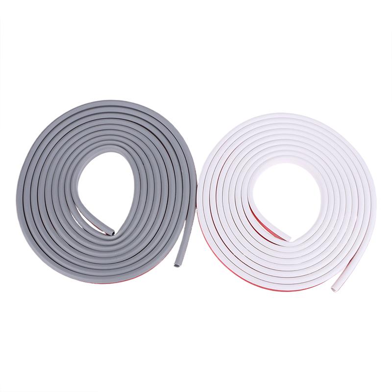 3/5meters PVC Floor Cord Cover Sheaths Flexible Electrical Conduit Cable Protectors Self-adhesive Cable Hiders