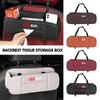 AABIU1 For KIA Car Seat Back Organizer Backseat Storage Bag Foldable Tissue Box Cerato Soul Venga Forte Spectra Sedona Niro Cadenza