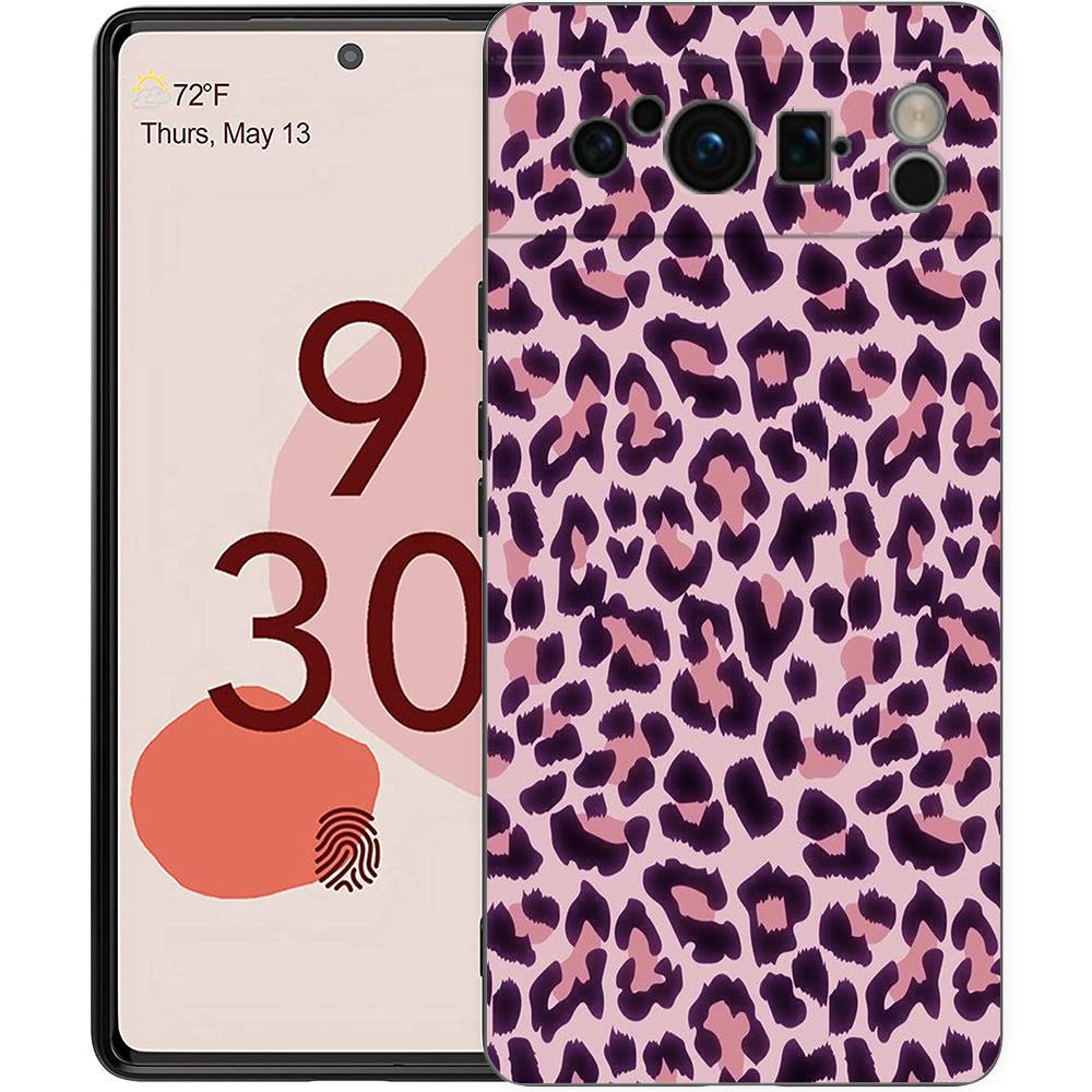 Чехол для телефона с принтом леопарда и гепарда для Google Pixel 8 7 6 Pro 8A 6A 7A 5G, мягкий силиконовый, противоударный, ТПУ, черный чехол, Fundas