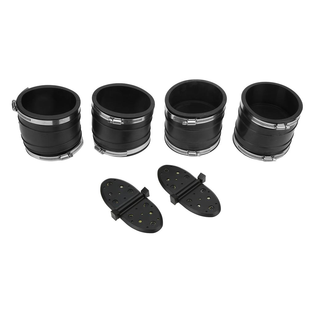 Комплект шлангов-гофр выхлопной системы Y-образный с заслонкой водяной заслонки нижняя верхняя 32‑14358T Замена для двигателей Mercruiser V6 V8