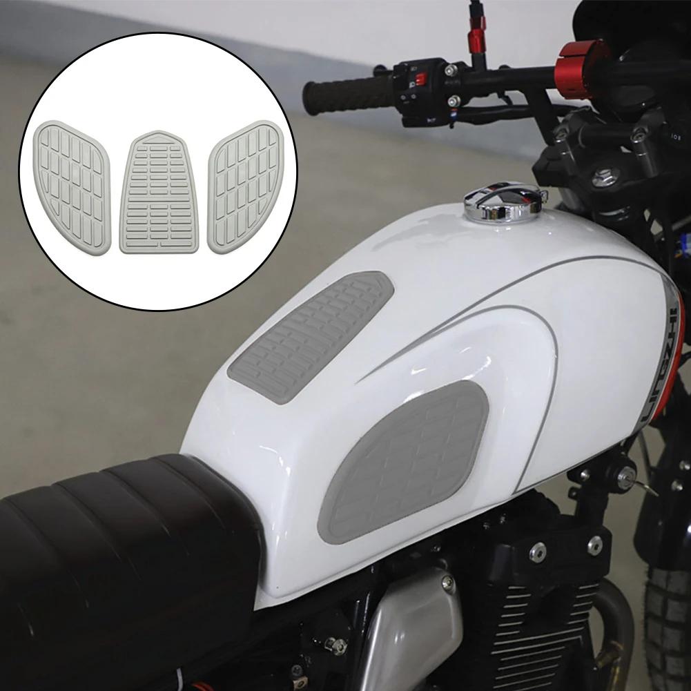 Универсальный мотоцикл Cafe Racer накладка на топливный бак боковая наклейка на бензобак защита колена винтажные боковые панели для Honda Yamaha