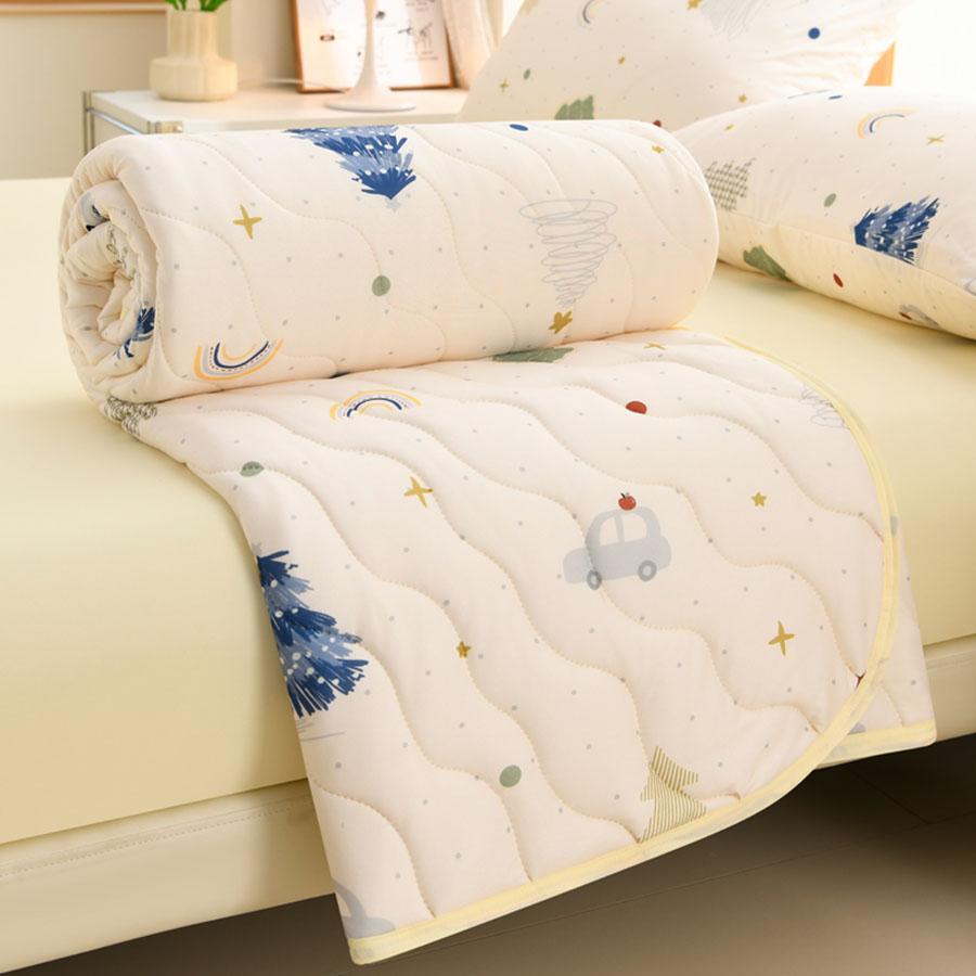 Новое одеяло с цветочным принтом для весны и лета для односпальной и двуспальной кровати, мягкое, приятное к коже, дышащее, удобное, одеяло для кондиционера