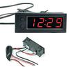 3 IN 1 Mini Car Digital Clock Thermometer Voltmeter LED Display Digital Timer Voltmeter Interior Electronic Accessorie Backlight
