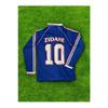 Zidane National Team Long Sleeve Adult Nostalgia Jersey