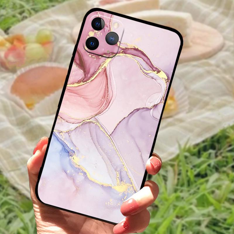 For iPhone 11 Pro Case 11Pro Max Soft Silicone TPU Cute Luxury Printing Phone Coque Cover For iPhone 11 Shockproof Fundas Covers