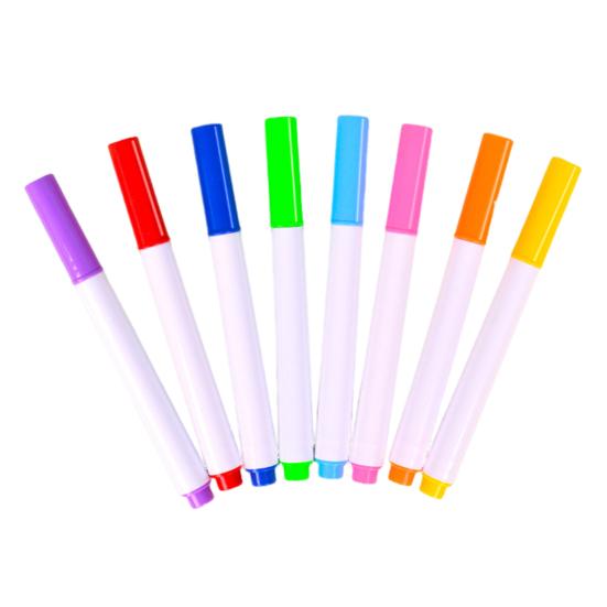 8/12Pcs Water Soluble Chalk Markers LED Boards Art Crafts Smooth Application Bold Lines Erasable Ink Neon Pens