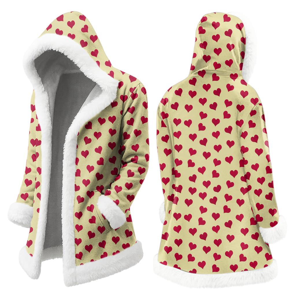 Унисекс кардиган с капюшоном и карманами, теплая верхняя одежда