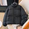 Winter New Down Cotton Clothes Women's Short Loose Stand-up Collar Small Fashion Thickened Bread Clothes