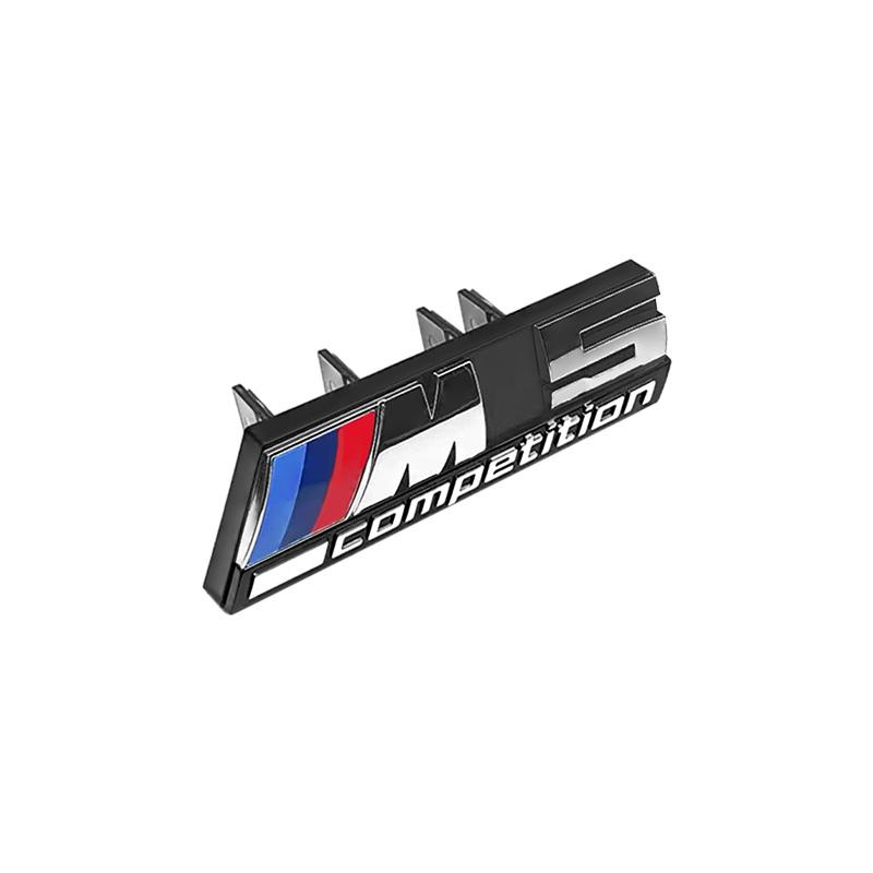 ABS Car Styling Front Grille Emblem Stickers Accessories For BMW M Power Thunder M1 M2 M3 M4 M5 M6 M7 M8 F48 G01 E84 F30 G11 G07