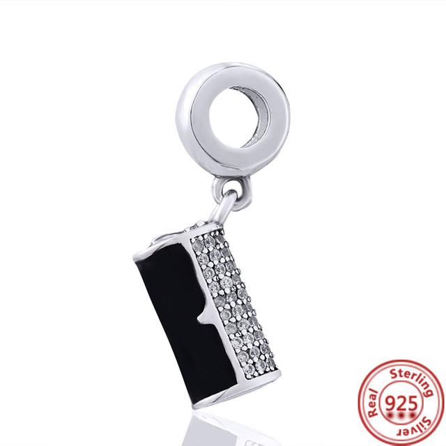 Серебро 925 пробы Love Forever с открытым сердцем, розами, перьями и крыльями, вращающиеся висячие бусины, подходят для подвесок, браслетов, ювелирных изделий