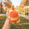Cartoon Capybara Lulu Plush Keychain Cute Stuffed Animal Key Ring  Bag Charm