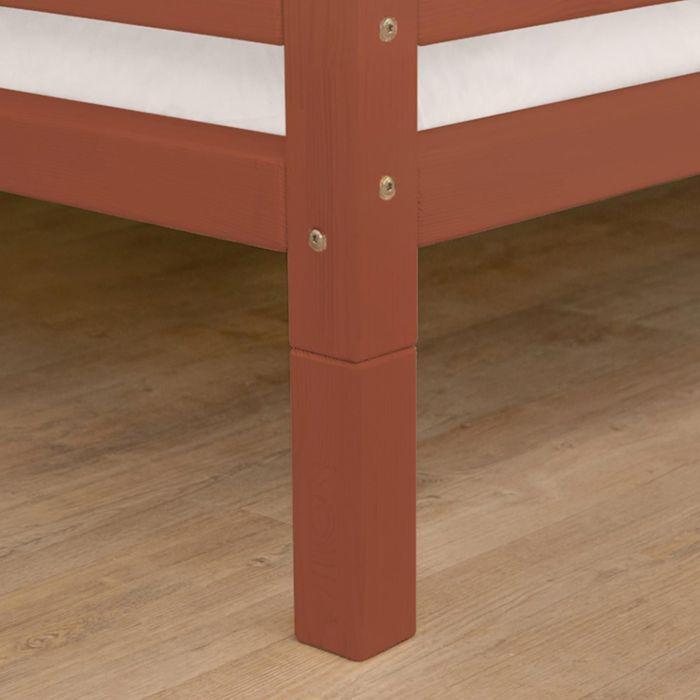 4 pieds de lit 20 cm FOOT rouge brique