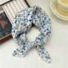 53*53cm Silk Scarves for Woman Fashionable Pattern Smooth To The Touch Spring Summer Sun Protection Silk Scarf