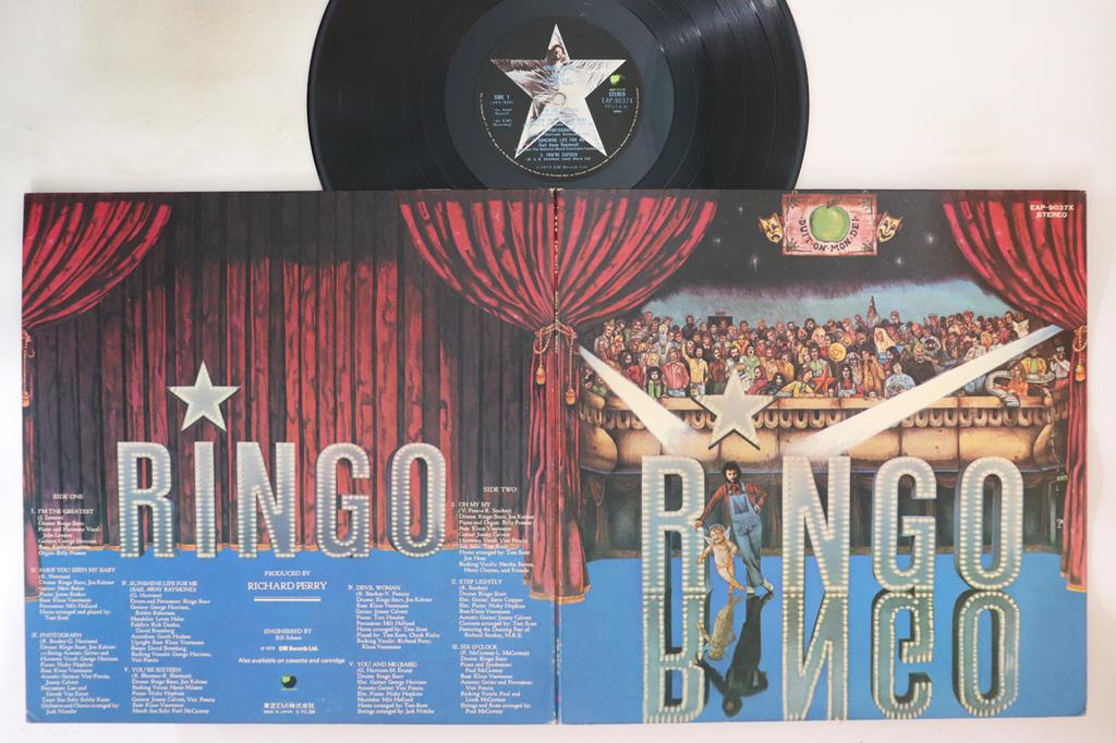 LP Record RINGO STARR - Ringo EAP9037X EMI 1973 Japan Rock Used