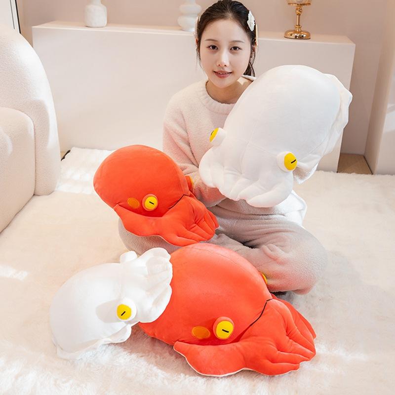 Мягкая подушка-игрушка осьминог, плюшевая кукла, кукла-осьминог, домашняя подушка-подушка, тряпичная кукла для девочки
