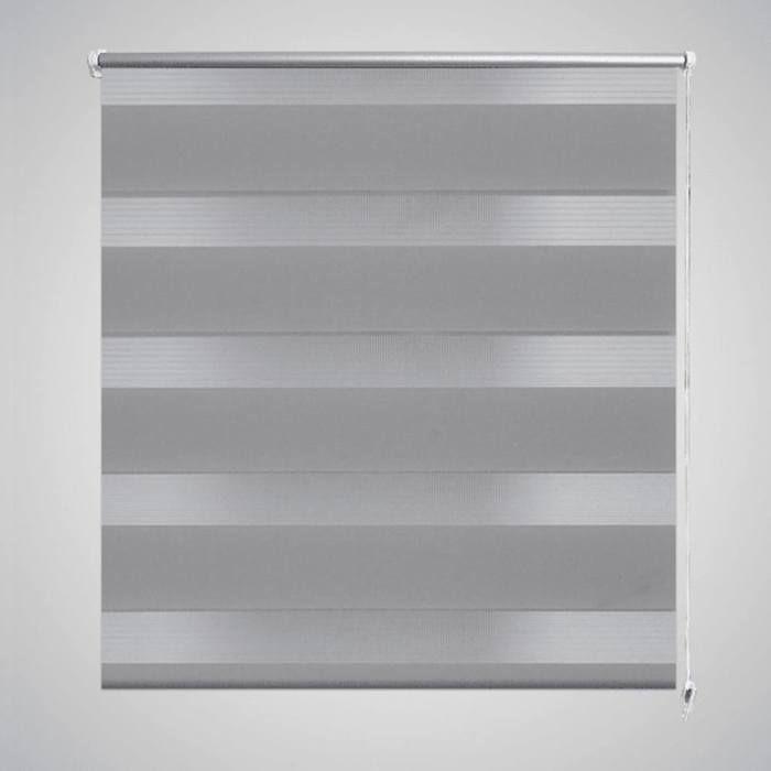 VidaXL Roller Blind Light Filtering 140x175 Cm Grey Blackout Blind Window Home 240223