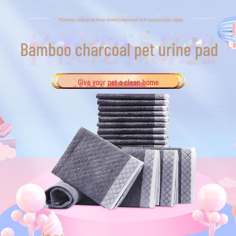 Подгузники и подушечки для сбора мочи для домашних животных с бамбуковым углем: Дезодорирующие подушечки для вылизывания кошек и собак