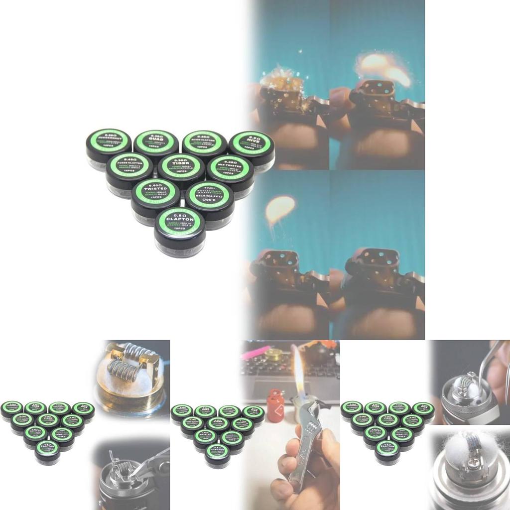 Инопланетный Клэптон Койл Нагревательная проволока для RDA для энтузиастов вейпинга, для клаудчейзинга