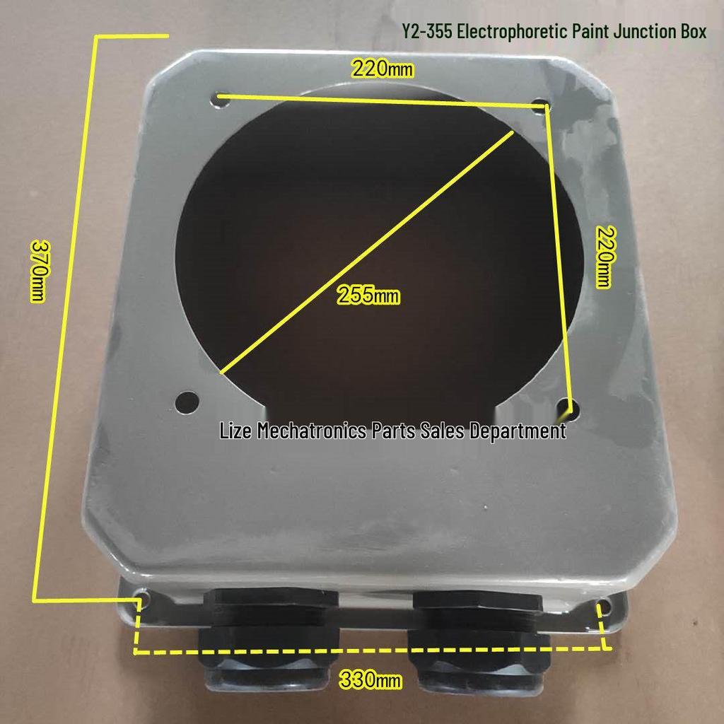 Y2 Three-Phase Motor Terminal Box with Electrophoretic Paint