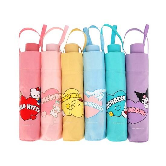 Sanrio Зонт My Melody 55 Heart 3 Tier Umbrella LUHKU30012, популярный персонаж в Корее