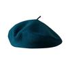 French Style Painter Cap Women Beret Hat, Wool Blend Artist Retro Casual Street Leisure Wear Cap, Solid Color Cozy for Autumn Winter Hat