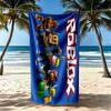 Roblox Beach Towel Super Soft Microfiber Quickdry Fabric Comfortable Lightweight