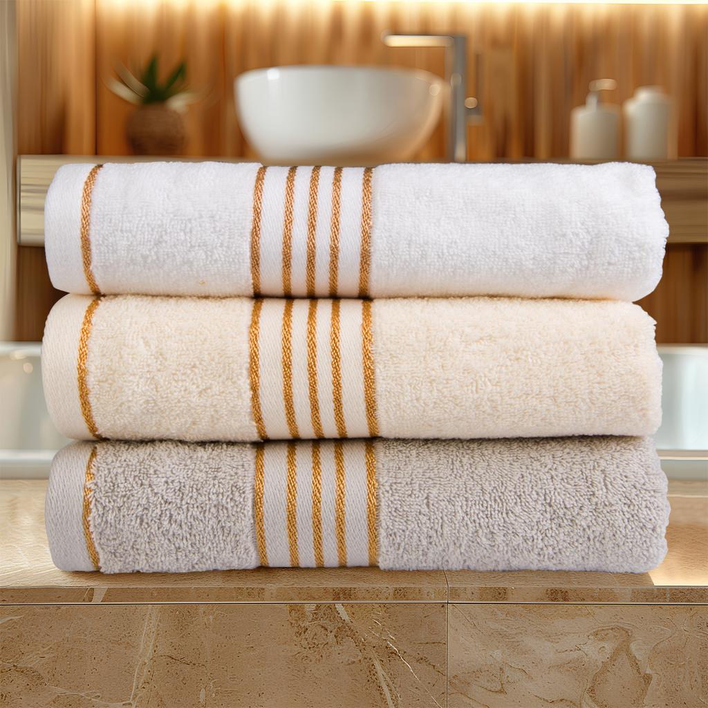 FROTTE cotton towel 30x50 for the face, single-color TIWANO, white