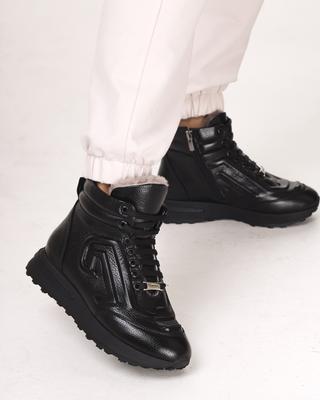 Ботинки зимние 97110 36 черные кожа