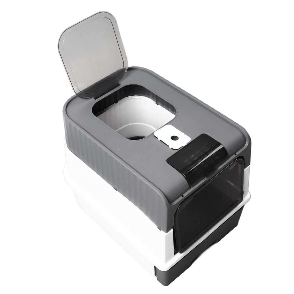 Закрытый кошачий лоток Большое пространство Защита от грязи Удаление запаха Дизайн с выдвижным ящиком Портативный кошачий лоток для помещения