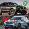 Car Front Bumper Lip Spoiler Splitter Diffuser Deflector For BMW X3 G01 X4 G02 M40i M40d M-Pack M-Sport 2017-2021 Bodykit Tuning