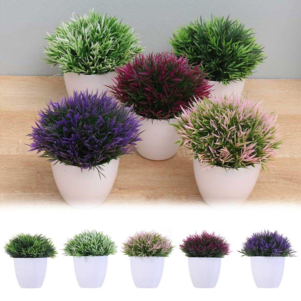 for Office Outdoor Decor with Pots Artificial Flower Fake False Small Tree Fake False Plants