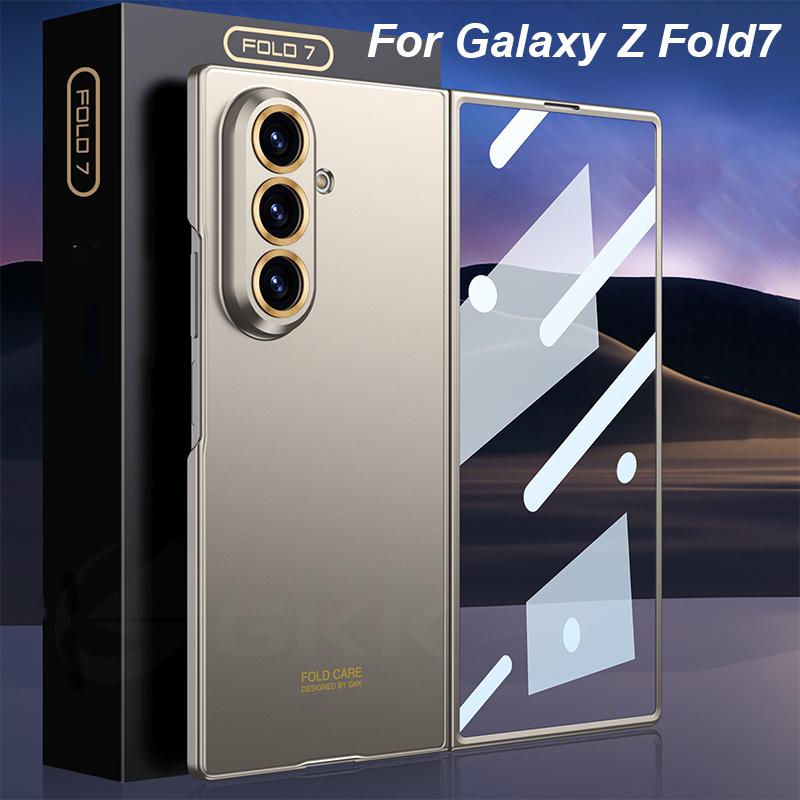 Ультратонкий Пластиковый Чехол-Броня для Samsung Galaxy Z Fold 8 Ultra Стекло Экрана Более Высокая Защитная Крышка для Объектива для Galaxy Z Fold7 Чехол