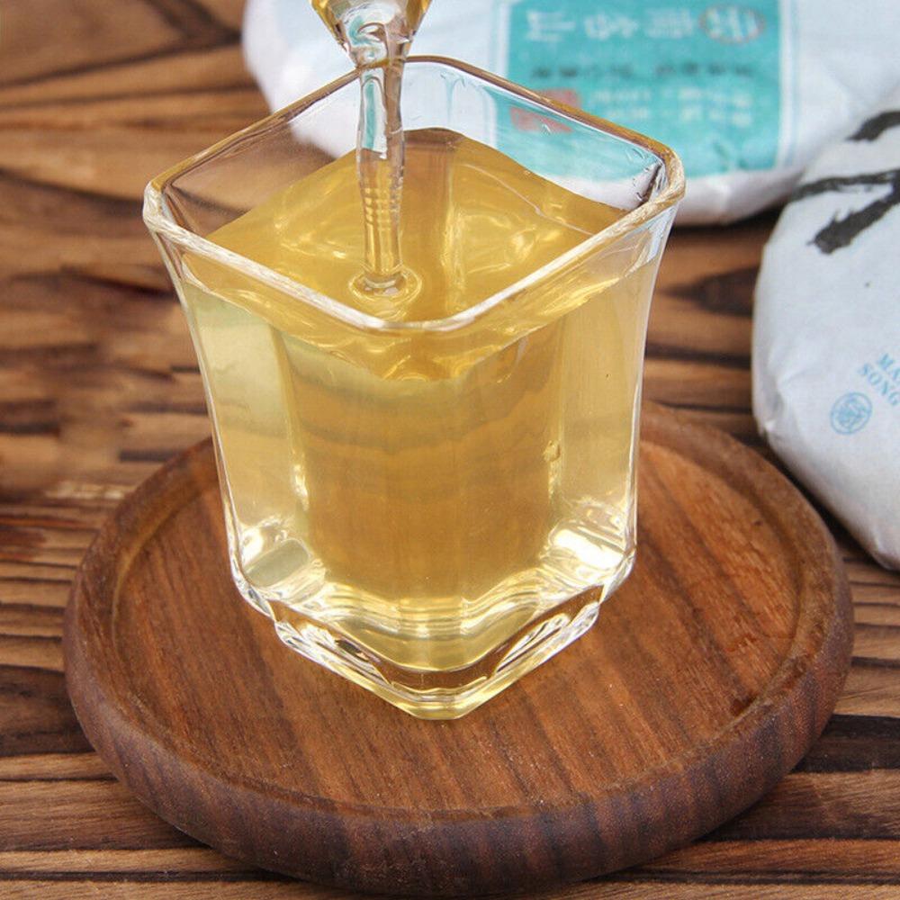 Юньнаньский Пуэр Сырой Чайный Блин Гора Мансун Лаошу 100г