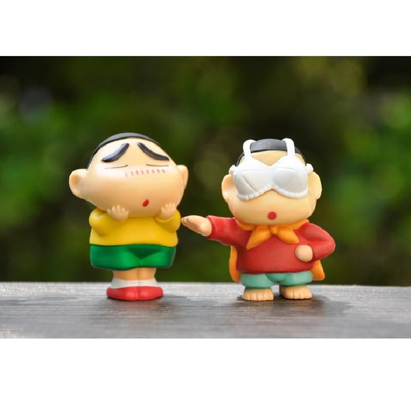 Cartoon Shinchan Crayon Figurines Desktop Ornaments Souvenirs Toys Collectibles